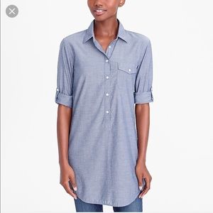 J. Crew Denim Popover Tunic